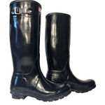Hunter  Rain Boots Women's Original Tall Black Glossy 6M/7F Photo 0