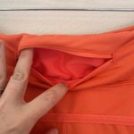 Athleta Coral Orange Side Pleat Skort Large Photo 6