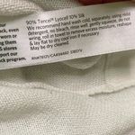 Eileen Fisher Cream Tencel Lyocell and Silk Blend Crewneck Short Sleeve Sweater Photo 6