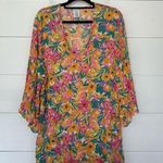 Anne cole Women’s M/L Floral Swim Coverup Beach Pool Photo 0