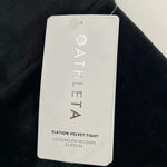 Athleta  Elation Ultra High-Rise Velvet Tight/Legging Black Velour Casual Size L Photo 8