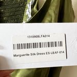 Reformation  Marguerite Silk Dress leaf green size 14 UB Photo 6