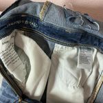 American Eagle Distressed Denim Overalls Women's Jeans Jumpsuit Ripped Skinny Casual Photo 3