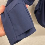 Athleta Navy Blue 1/4 zip Pullover Long Sleeve Athletic Top Size Large Photo 4