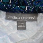 Jessica London Womens Plus 22/24 Stretch Knit Blouson Maxi Dress Photo 7