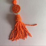 Mixit  Womens orange beaded long necklace Photo 2