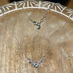 LC Lauren Conrad Cubic Zirconia Tri-Stone Short Necklace Photo 1