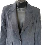 Max Mara Vintage 90s  Virgin Wool Blazer Sz 4 Gray Tweed Made in Italy Photo 1