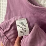 We The Free  Free People Tan Lines Asymmetrical Ribbed Tank Top Medium Photo 2