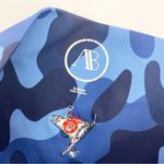 Addison Bay High Rise Cropped Active Leggings: Navy Blue Camo Camouflage Photo 6