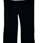 Lululemon  Tadasana Slit Crop Yoga Black‎ Legging Size 4 Photo 0