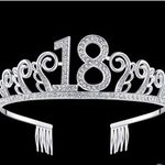 Babeyond brand 18th birthday silver tiara! New in box Photo 5