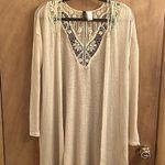 H&M Divided cream knit cardigan sweater with crochet on the back woman’s small Photo 0