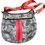 Haute Shore Jeri Rise Crossbody Purse Bag Neoprene White Gray Camo Pink Red Photo 0