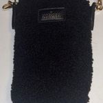 KEDZIE BLACK FAUX SHEARLING CROSSBODY PERFECT FOR CELLPHONES ADJUSTABLE STRAP Photo 0