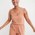 Aerie  Tie Shoulder Romper Photo 0