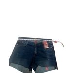 Arizona Jeans Arizona Woman’s MIDI Denim Roll Up Shorts Sz 15 NWT Photo 4