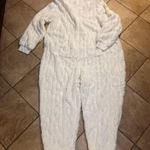 Women’s joyspun white plus sizd velour onesie pajamas. Size 3x. New! Photo 0