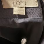 Loft  Black Mini A-Line Ruffled Skirt Photo 2