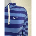 Nike The Athletic Dept. Womens Blue/purple Striped Hoodie Long Sleeve Tee Size M Photo 7