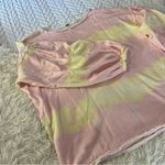 Free People  Sunwashed Tie-Dye Slouchy Balloon Sleeve Pullover Size S Photo 11