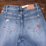 Judy Blue Size 3 / 26 High Rise Boyfriend Jeans Queen of Hearts Distressed NWT Photo 3