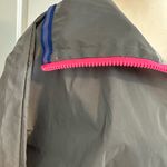 Terez  Glow Gear Women’s Reflective Trim Peplum Windbreaker Jacket Size Large EUC Photo 5