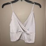 ZARA Champagne v-neck spaghetti strap silky tank camisole top small S Photo 0