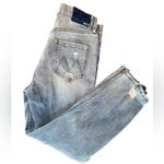 Mother The Dazzler Shift Not Rough Enough Insider Crop Step Fray Size 28 Blue Photo 2