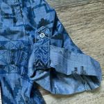 Philosophy  Denim Aztec Print Shirt Dress M Photo 4