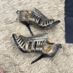 L.A.M.B. Gwen Stefani Kamy Gunmetal leather heels size 8.5 Photo 5