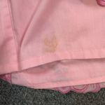 Lilly Pulitzer Sz 4 Pink Embroidered Floral Ribbon Belt Strapless Dress Cotton Photo 9