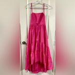 AQUA  Vibrant Pink High Low Dress Photo 2