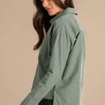 United by Blue Organic Corduroy Sage Green Button Down Photo 1