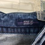 Vigoss Blue Skinny Jeans with Distressed Details Photo 4