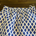 Vintage Constance Sanders Diamond Printed Pencil Skirt High Waisted Geometric 2 Blue Photo 8