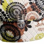 Vera Bradley Bag Cocoa Moss Saddle Hipster Quilted Shoulder Bag Retro Boho Purse Photo 6