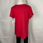 Atlanta Falcons Ladies T-Shirt Red V-Neck Tee 47’ Brand NFL Football Sz Lg New Photo 2