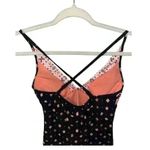 Seafolly Inka Gypsy Black/Pink V-Neck Tankini, Size 6 Photo 5
