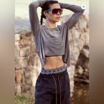 Free people Movement Tempo Longsleeve Tee Gray Size M Photo 2