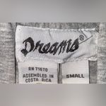 DREAMS pleated wrap style pull on jumpsuit heather gray dolman sleeves size S Photo 4