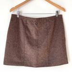 prAna ✨ Wool Blend Nicky Wrap Espresso Brown Mini Skirt✨ Photo 3