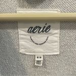 Aerie  Light Gray Cotton Women's Cardigan Sz Medium Photo 3