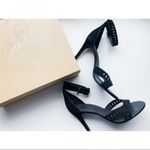 Joie  • NWT Black Laser Cut Ankle Strap Heels Photo 7