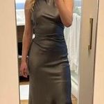 Reformation Casette Gray Dress Photo 5