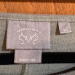 Anthropologie Vanessa Virginia Feather-Cloaked Top Olive Shirt size M/L Photo 8