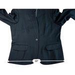 Harvé Benard Harve Benard Black Wool Blend Tailored One Button Blazer 14 Business Winter Photo 9