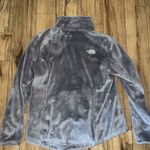 The North Face gray fuzzy jacket Photo 4