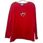 Disney  Mickey Mouse Happy Holidays Red Long Sleeve Christmas Lights Graphic XL Photo 0