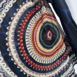 Desigual  Open Front Lightweight Drape Top Rhinestone Stud Embellished XL New Photo 1